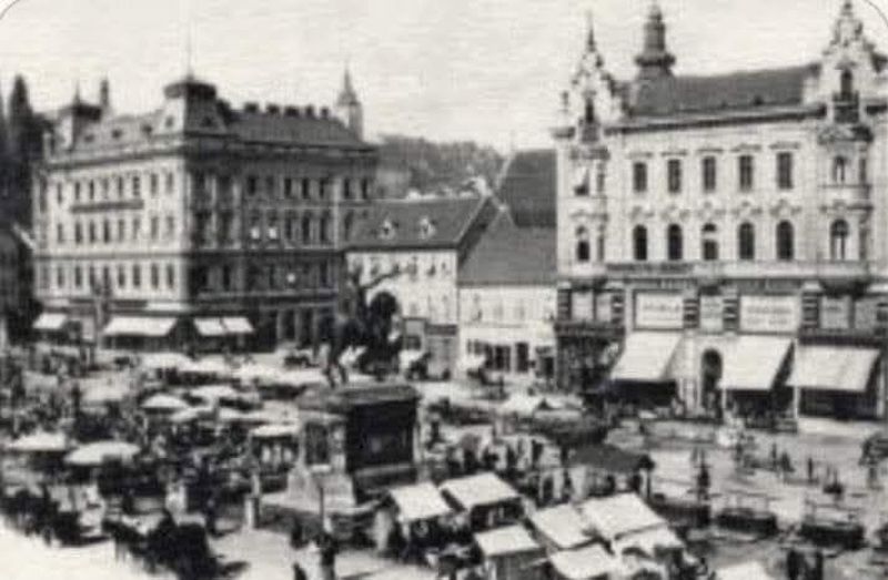 Trg bana Jelačića 1891. godine B
